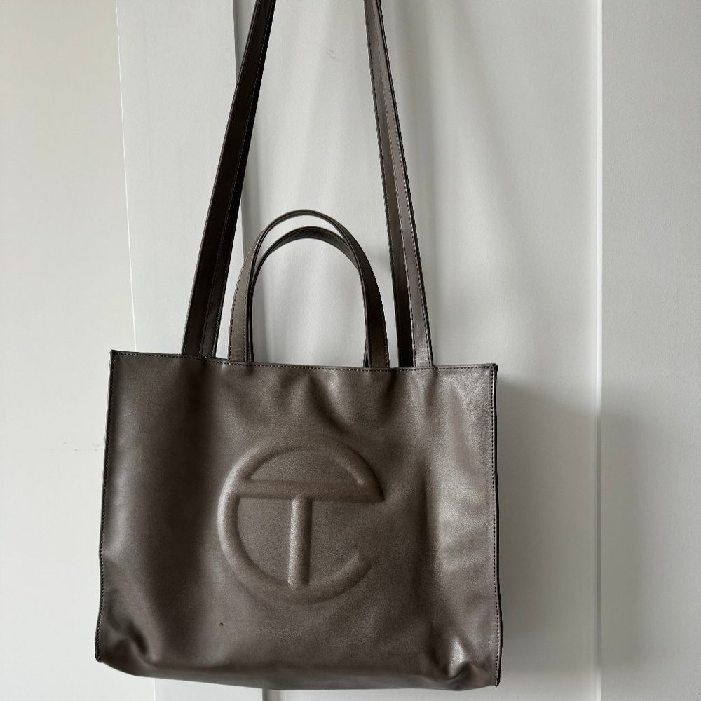 Telfar Medium Shopping Bag - Grey